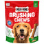 Milk-Bone Brushing Chews Dog Dental Treats – Large, Chicken, 25 Count