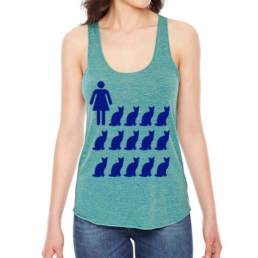 Women’s Crazy Cat Lady Graphic Tank Top