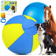DOSUKE Dog Herding Ball with Pump – 25 in, Yellow & Blue