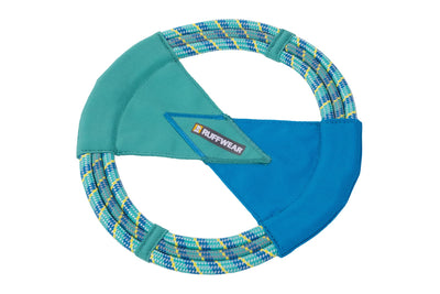 Ruffwear Pacific Ring Fetch & Tug Dog Toy – Aurora Teal, 27 cm