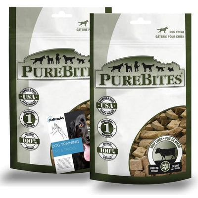 PureBites Freeze-Dried Beef Liver Dog Treats – 2 × 4.2 oz