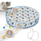 Rechargeable Motion-Activated Cat Toy Ball with Play Pouch