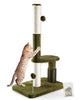 Happi N Pets Sisal Cat Scratching Post with Grooming Brush – 34 in, Green