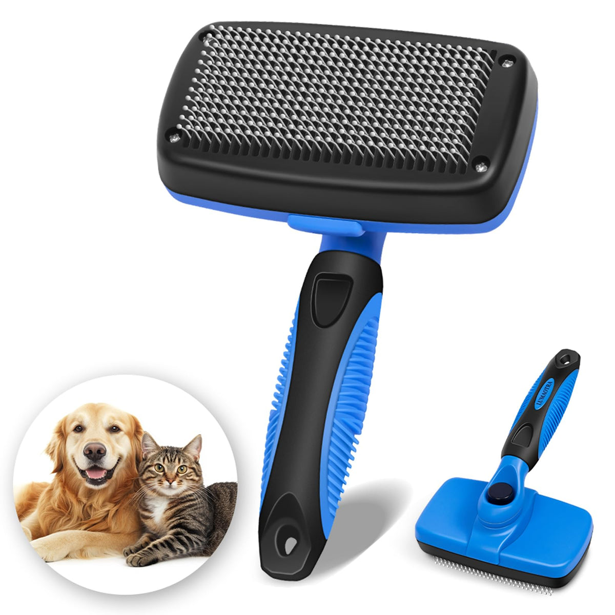 Self-Cleaning Slicker Brush for Dogs & Cats