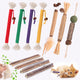 Kyouki Silvervine Cat Toy Set – 18 Sticks, 2 Rope Toys & Catnip Mix