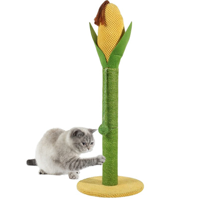 Apatal Corn-Shaped Sisal Cat Scratching Post – 32 in