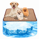 Mojonnie Foldable Cool-Touch Pet Mat – Brown, 28 × 22 in
